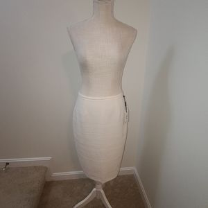 NWT White Calvin Klein Pencil Skirt